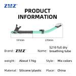 Full Dry Underwater Snorkel Breathing Tube Pipe For Outdoor Swimming Pool