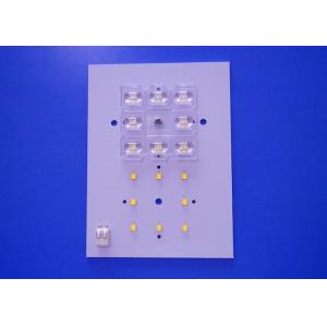 Customized Led Light Pcb Board XTE / XPG3 LED With 8 In 1 Lens 147x72 Degree