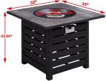 32'' Outdoor Natural Gas Firepit