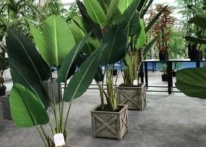 China Modern Artificial House Plants Living Room Faux Traveller Tree Plastic Potted factory