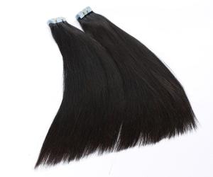 China 10A Grade Tape In Human Hair Extensions , Unprocessed Brazilian Tape In Hair Extensions factory