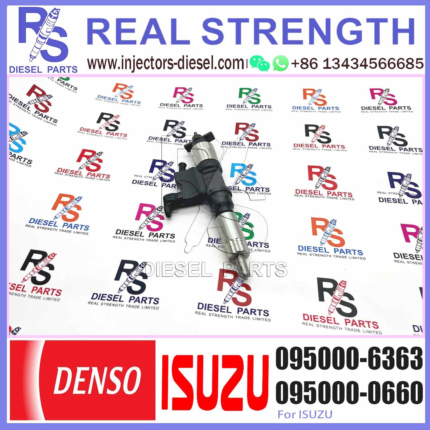 Diesel Common Rail Fuel Injector Assy 095000-6363 095000-6366 for ISUZU 6HK1 FORWARD 4HK1 N SERIES