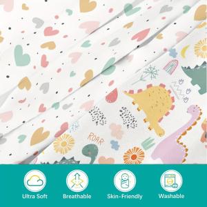 Customizable Cradle Mattress Sheets Fitted Crib Sheets Universal Style For All