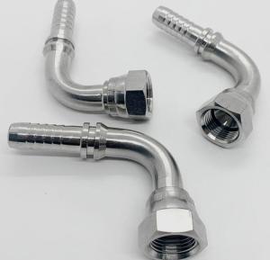 China Medium Carbon Steel 90 Degree Elbow Jic Female 74 Degree Cone Seat Fitting 26791 factory