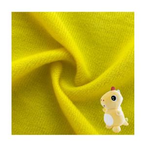 China Doll Soft Velvet Napped Fabric In 100% Polyester Material factory