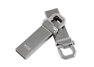 China Popular Gift USB Flash Drive 1Gb-128Gb Silver Color Metal USB Flash Drive factory