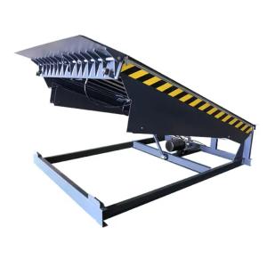 Container Mechanical Loading Dock Leveler With Hydraulic Power Source On Site