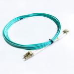 OM3 Aqua LC Duplex coneector Fiber Optic Patch Cords