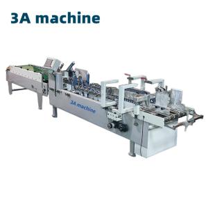 High Speed Paper Folder and Gluer Machine 3ACQ 580D with 5.5kw Automatic Glue