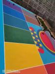 Synthetic Rubber Running Track Easy Installation Excellent Slip Resistance UV