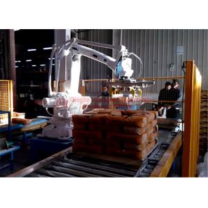 China High Strength Automatic Stacking Machine , Fast Packing Robotic Bag Palletizer factory