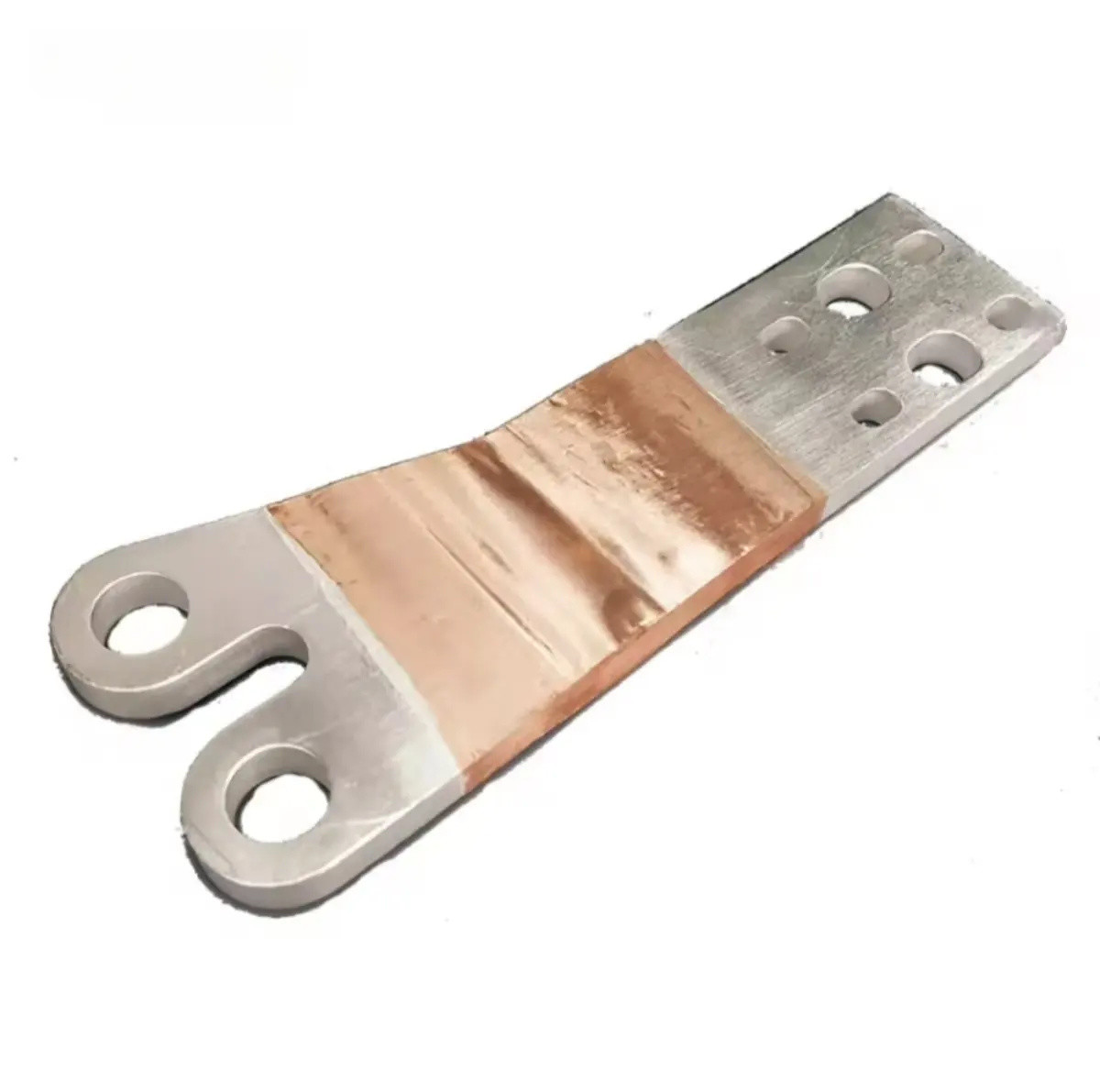 Rectangular Tin Plated Conductors Flexible Copper Busbar For Electrical Applications
