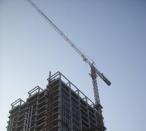 China Electric 50Hz Self Climbing Tower Crane With 12ton Lifting Capacity Panel Type factory