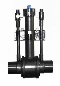 China PE100 DN63-DN355 PE SDR11 Double Discharge Plastic Ball Valve factory