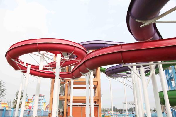 Hot Sale Custom Spiral Water Slides For Aqua Water Park in China