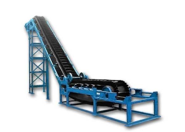 Professional Sidewall Belt Conveyor , Long Conveyor Belt Carbon Steel High