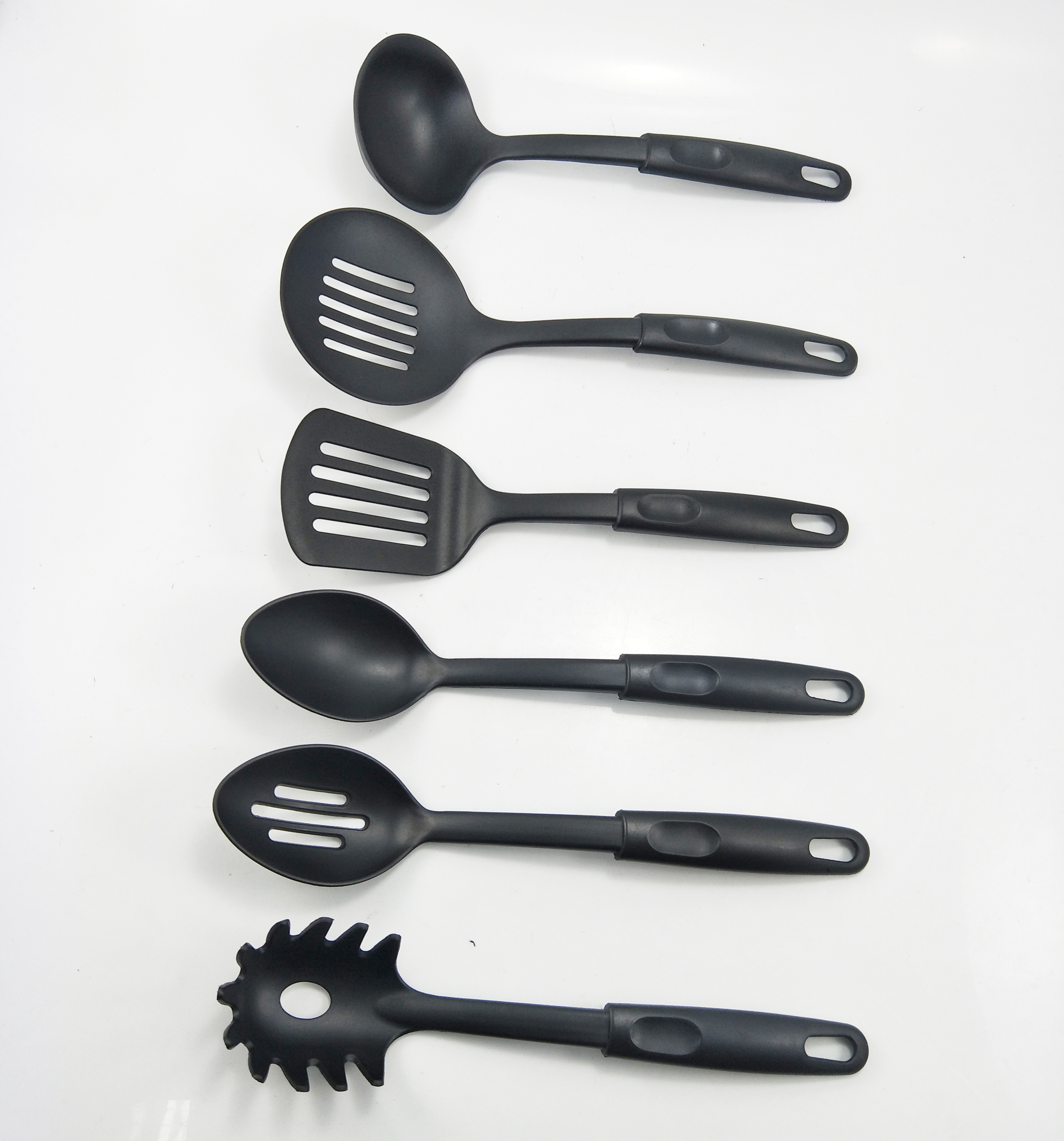 Multifunction 6 Piece Food Grade Nylon Customized Logo Serving Kitchen Utensils Set