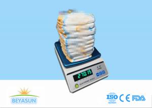 China 27gsm M Size Nonwoven Disposable Baby Nappies With Full Elastic Waistband factory