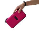 Microfiber Lining Pink Shockproof EVA Tool Case For Calculator