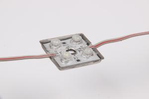 China Waterproof DC 12V 1 LED 42LM 0.75W Cold White LED Module for Advertising Box Outdoors factory