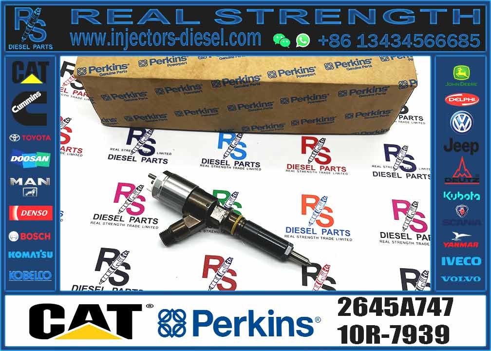 CAT FUEL INJECTOR 2645A747 3200680 FOR CAT 6.6 ENGINE PERKINS ENGINE 2645A747 1100 SERIES PERKINS CATERPILLAR C4.4 C6.6