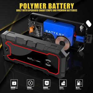 China Compact Outdoor Use Portable Emergency Power Supply 1000A / 1200A factory