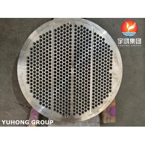 China ASTM A182 F304 Stainless Steel Heat Exchanger Floating Tubesheet For Propane factory