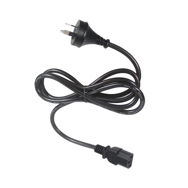 China 220V Female 3X1.0MM Cable 240V Saa Plug Computer Power Cord Australia To C13 factory
