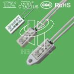 BH-B2D overheat thermal Protection Switch rated 250v 5a Overload temperature