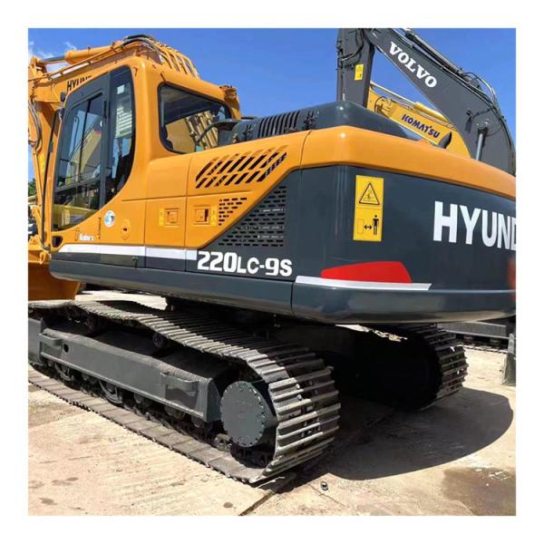 Shanghai Used Hyundai 220 LC 9S with 1.03m3 Bucket Capacity and Original