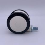 3 Inch Medical Trolley Caster Wheels Swivel Screw For Hospital Bed