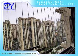 China Aluminum Alloy Smooth Living Window Invisible Grille Anti theft Unobstructed Views factory