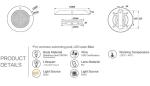 Outdoor 18 Watt IP68 Inground Swimming Pool Lights