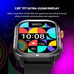 C30 1ATM Waterproof Smartwatch For Men Women , BT Call Fitness Sleep Heart Rate