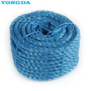 China Split Film Polypropylene Fibre Ropes GB/T8050-2017 8 Strand 12mm factory