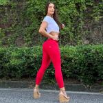 High Elastic Stretch Bum Lift Yoga Leggings Plus Size Seven Color