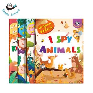 China I Spy Animal Hide And Seek Book , Improve Focus Early Educational Toys factory