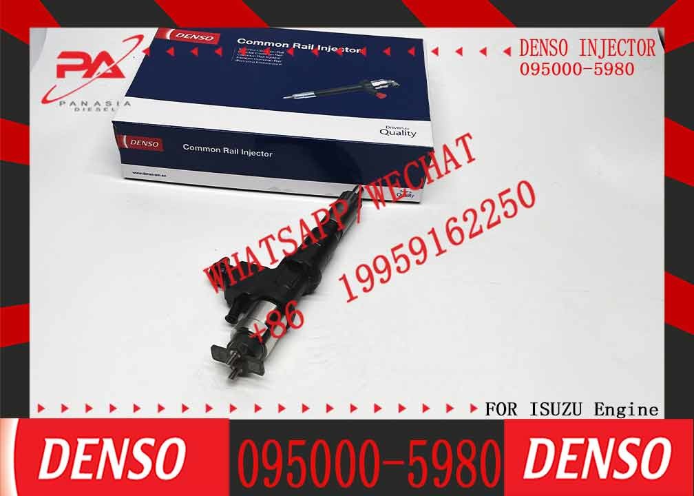 High Quality New Common Rail Injector Diesel Fuel Injector Nozzle Assembly 095000-5980 8-97603099-1