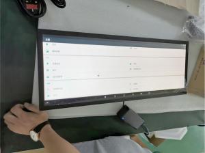 China Ads Player 700 Nit 38&quot; 1920*590 Stretched Bar Lcd Monitor factory
