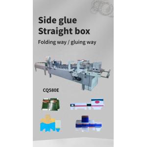 Speed 4-Corner-Box-Folder-Gluer Carton Box Auto Folder Gluer Machine Computerize