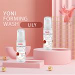 Unscented Scent OEM Skin Care Products Odor Lily Gynecological Yoni Foaming Wash