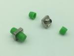 FC APC fiber opitc adapter simplex singmode green