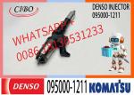 New Diesel Fuel Injector 095000-1210 095000-1211 6156-11-3300 for KOMATSU
