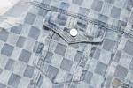 Fall Plaid Denim Sleeveless Men′ S Cardigan Vest