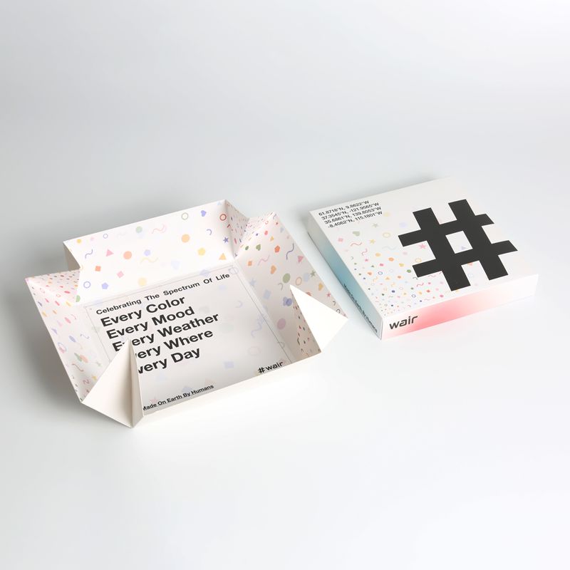Recyclable Paper Gift Box Packaging With Lid And Base Custom Shape Wholesale