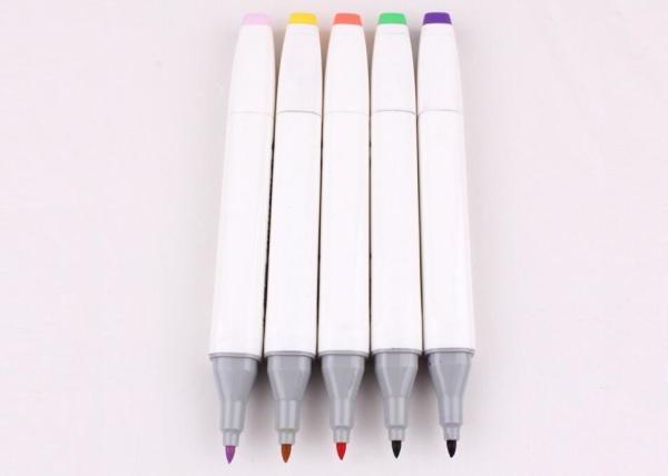 water-proof double-ended permanent art marker set, good quality office and