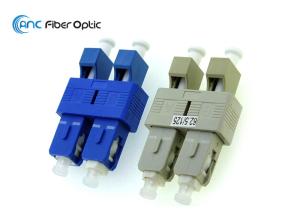 China SC Male To LC Female Fiber Optic Adapters Plastic Material Simplex / Duplex Optional factory