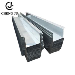 China 0.2-2mm House Rain Gutter Metal Material Galvanized Roofing Panel Parts factory