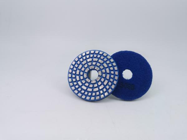 SUMO 100mm OEM Polishing Pads Wet/dry Flexible Diamond Resin for Granite Marble
