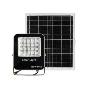 China 400W Remote P65 Projector Warm White Solar Led Floodlight factory